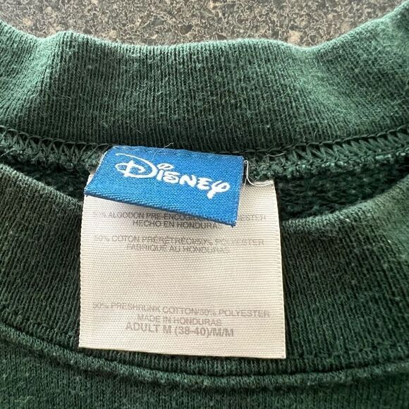 Disney Park  Green Crewneck Sweater with Mickey Mouse Designs size M - Picture 7 of 7